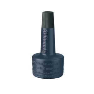 Stempelfarbe 4K - ohne Öl, 28 ml, schwarz