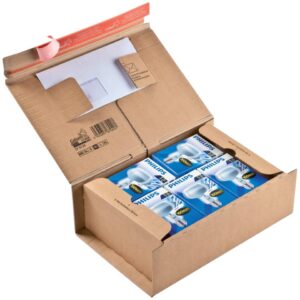 Paket Versandkarton 365 x 235 x 120 mm, braun
