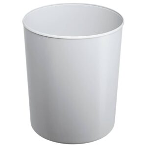 Sicherheitspapierkorb - 13 Liter, schwer entflammbar, ALU Einsatz, lichtgrau