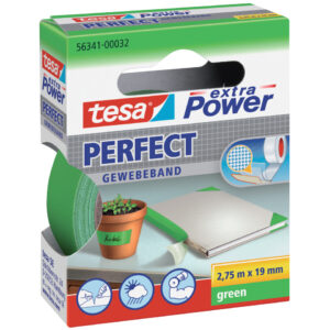 Gewebeklebeband extra Power Perfect - 2,75 m x 19 mm, grün