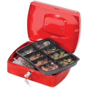 Geldkassette - 255 x 200 x 85 mm, rot