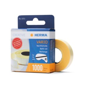 1051 Nachfüllrolle Vario - 1000 selbstklebende Klebestücke, fest haftend