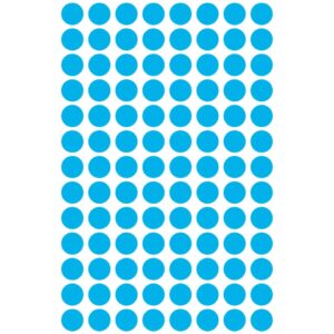 3011 Markierungspunkte - Ø 8 mm, 4 Blatt/416 Etiketten, blau