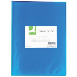 Sichtbuch - 20 Hüllen, PP transluzent, 250 mym, blau