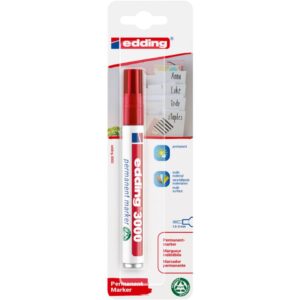 3000 Permanentmarker - nachfüllbar, 1,5 - 3 mm, rot, Blister