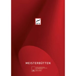 Briefblock Meisterbütten - A4, unliniert, 80 g/qm, 50 Blatt