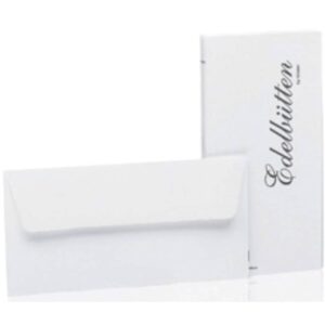Briefhüllen Bütten - weiß, DL, 100 g/qm