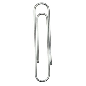 Aktenklammern mit Kugelenden - 50 mm glatt, verzinkt, 100 Stück