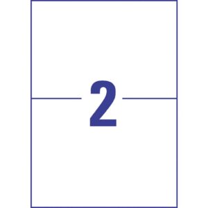 L7916-10 Ultra-Resistente Folien-Etiketten - A4, 20 Stück, 210 x 148 mm, 10 Blatt weiß