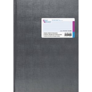 Spaltenbuch, hellblau, 2 Spalten, A4, 210 x 297 mm, 96 Blatt