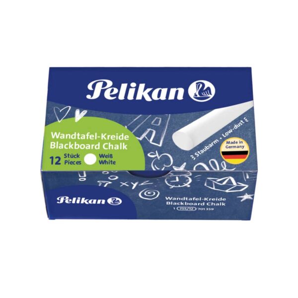 Wandtafelkreide 755/12, weiß, Kartonschachtel mit 12 Kreiden