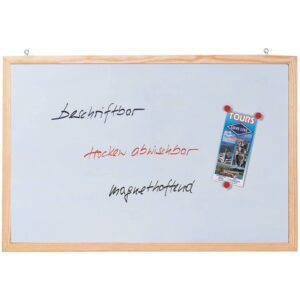 Schreibtafel - 60 x 40 cm, magnetisch, weiß lackiert