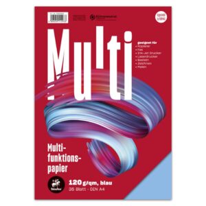 Multifunktionspapier 7X PLUS - A4, 120 g/qm, blau, 35 Blatt