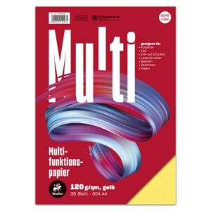 Multifunktionspapier 7X PLUS - A4, 120 g/qm, gelb, 35 Blatt