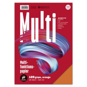 Multifunktionspapier 7X PLUS - A4, 120 g/qm, orange, 35 Blatt