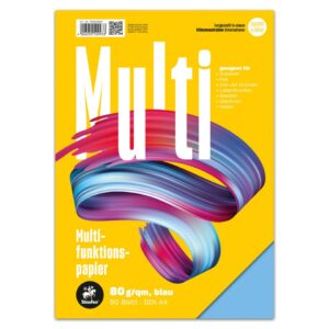 Multifunktionspapier 7X PLUS - A4, 80 g/qm, blau, 50 Blatt