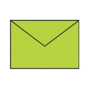 Coloretti Briefumschläge - C6, 5 Stück, hellgrün