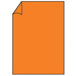 Briefbogen Paperado - A4, 160 g/qm, orange gerippt