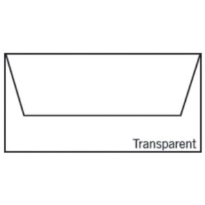 Briefhülle Paperado - DL, 100 g/qm, transparent hochweiß