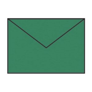 Briefhülle Paperado - B6, 100 g/qm, tannengrün gerippt, Seidenfutter