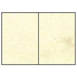 Briefkarte Paperado - B6, 220 g/qm, doppelt, hoch, planliegend, chamois marmora