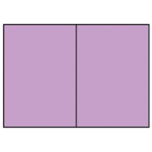 Briefkarte Paperado - B6, 220 g/qm, doppelt, hoch, planliegend, orchidee gerippt
