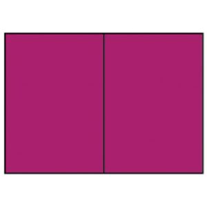 Briefkarte Paperado - B6, 220 g/qm, doppelt, hoch, planliegend, amarena gerippt