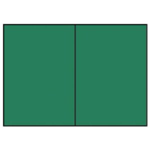 Briefkarte Paperado - B6, 220 g/qm, doppelt, hoch, planliegend, tannengrün gerippt