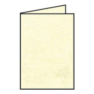 Coloretti Doppelkarte - B6 hoch, 5 Stück, chamois marmora