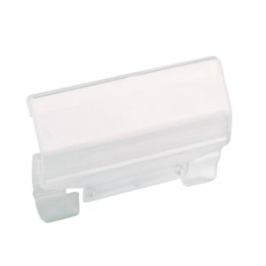 6116 Vollsichtreiter, 60 mm, 4-zeilig, Kunststoff, transparent