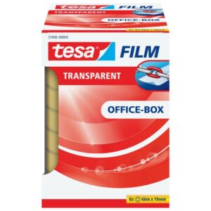 Klebefilm Office Box - transparent, 19 mm x 66 m, 8 Rollen