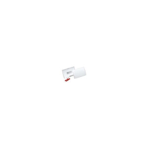 Namensschild CLICK FOLD mit Magnet - 40 x 75 mm, transparent
