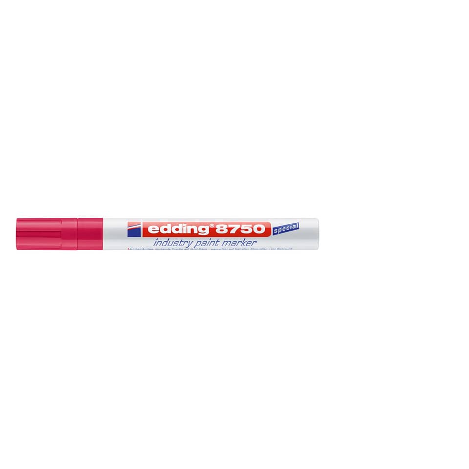 8750 Lackmarker industry paint marker - 2-4 mm, rot