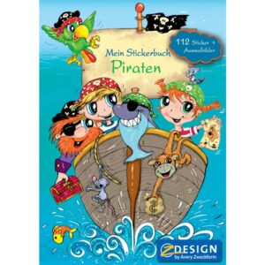 Z-Design 57797, Kinder Sticker Spielbuch A5, Pirat