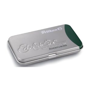 Tintenpatrone Edelstein Ink Collection GTP - 6 Patronen im Metalletui, Aventurin (grün)