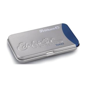 Tintenpatrone Edelstein Ink Collection GTP - 6 Patronen im Metalletui, Topaz (türkis-blau)