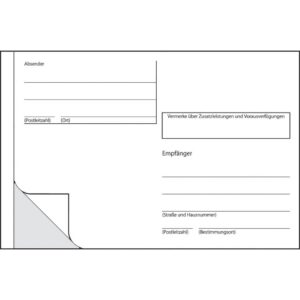 Adress-Aufkleber - lose, selbstklebend, 140x97 mm, 100 Stück