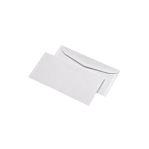 Kuvertierumschläge ohne Fenster (114x229mm), gummiert, 75 g/qm, 1.000 Stück