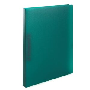 Schulordner - A4, 2-D-Ring Ø25 mm, transluzent dunkelgrün