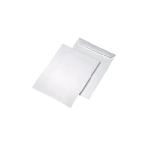 Versandtasche B4, nassklebend, ohne Fenster, weiß, m.ID, 120 g/qm