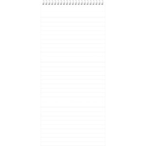 Karteikartenblock - A7, liniert, weiß, 120 Karten