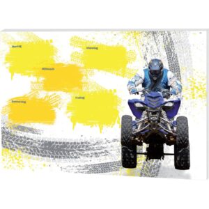 Notiz-Schreibunterlage "Young Action" - 48 x 33 cm, 30 Blatt