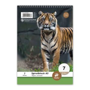 Spiralblock LIN7 A5 40 Blatt 70g/qm 7mm kariert