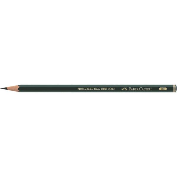 Bleistift CASTELL® 9000 - 8B, dunkelgrün