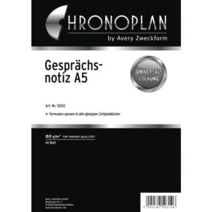 Ersatzeinlage "Gesprächsnotiz" - A5, 40 Blatt