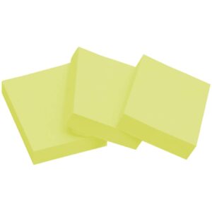 Haftnotizen - 38 x 51 mm, 100 Blatt, gelb, 3 Blöcke