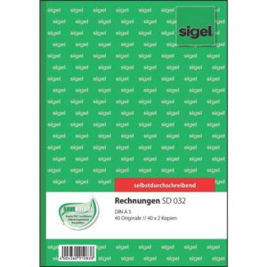 Rechnungen - A5, 1., 2. und 3. Blatt bedruckt, SD, MP, 3 x 40 Blatt