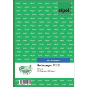 Rechnungen - A5, BL, MP, 2 x 50 Blatt