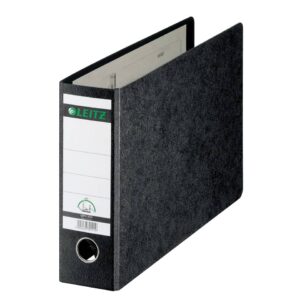 1074 Ordner Hartpappe - 77 mm, mit Griffloch, für Größe A4 quer