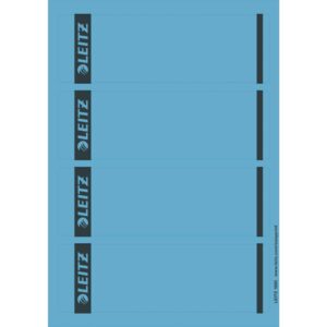 1685 PC-beschriftbare Rückenschilder - Papier, kurz/breit,100 Stück, blau